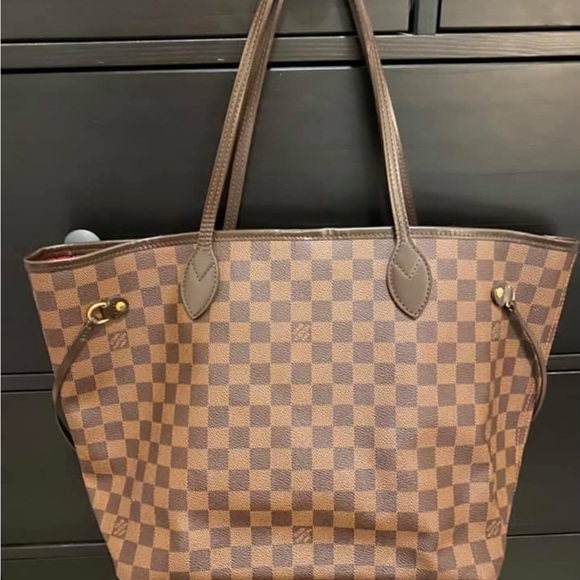 Louis Vuitton Damier Ebene Neverfull MM Authentic - Picture 2 of 8